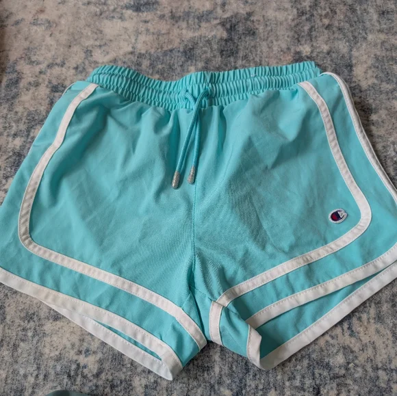 2 Pairs Girl's Athletic Shorts With Lining Size 7-8 Old Navy Champion - Picture 3 of 4